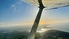 Balade aérienne au dessus de la côte Normande