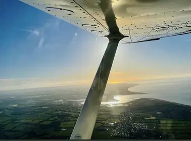 Balade aérienne au dessus de la côte Normande