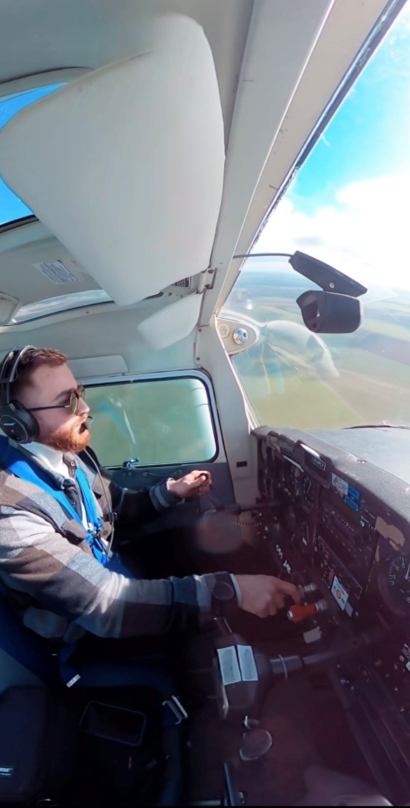 Balade aérienne avec survol du château de Fontainebleau