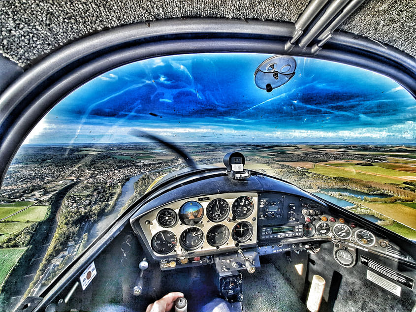 Première expérience dans les airs !!!