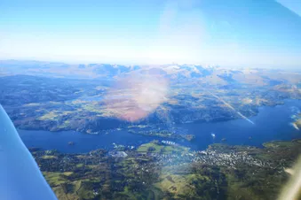 Sightseeing over the Lake District