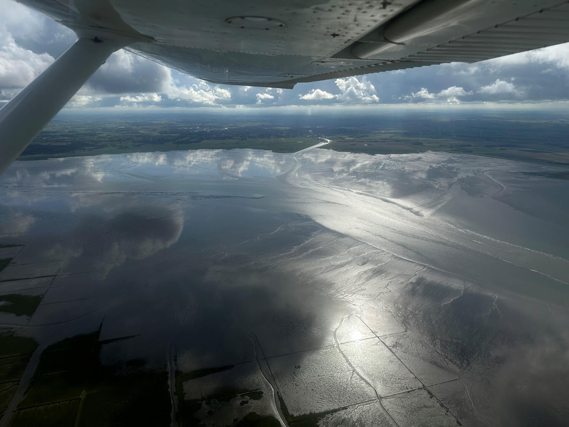 Rundflug / Schnupperflug über der Nordsee (60 min. Flugzeit)