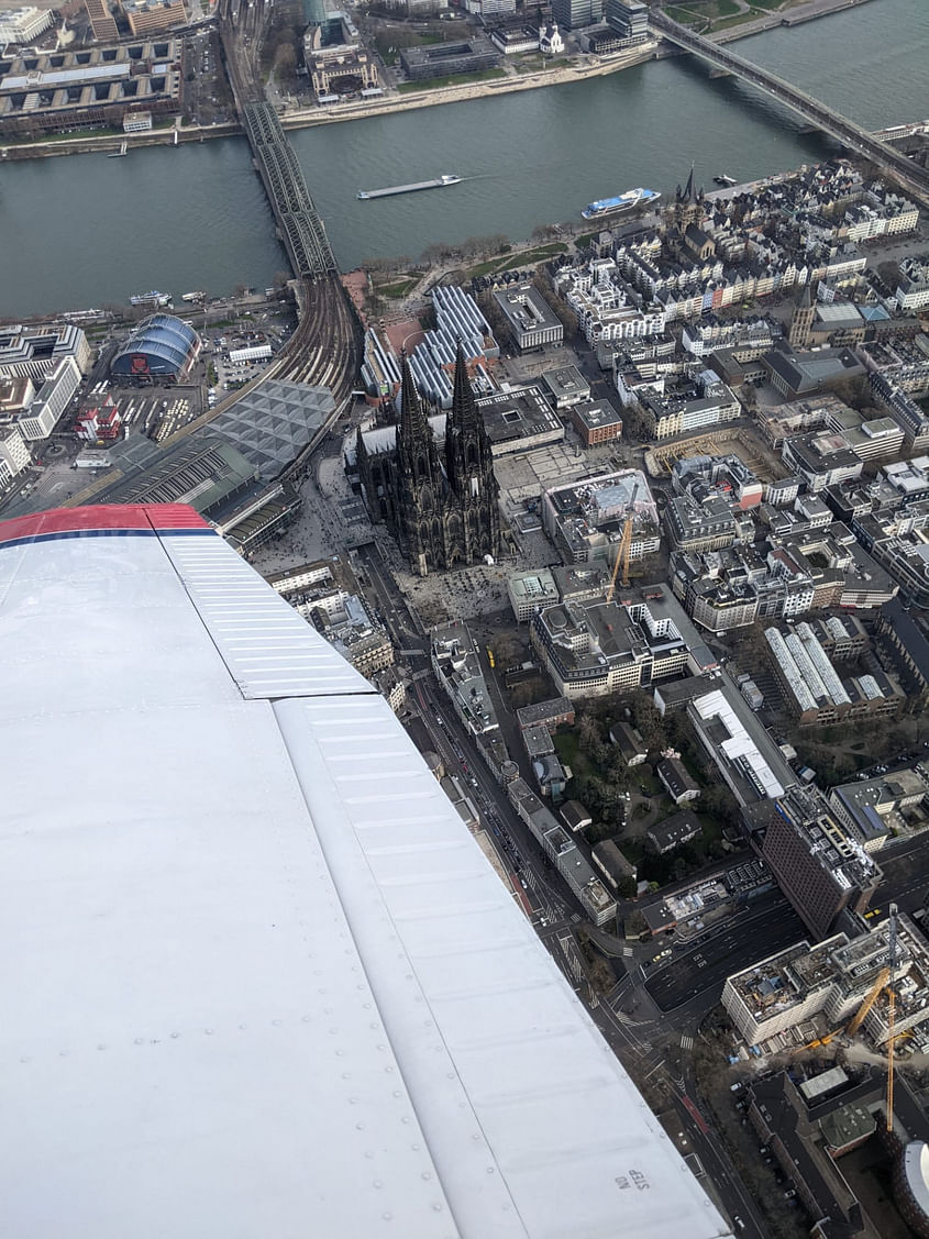 Rundflug über das Rheinland