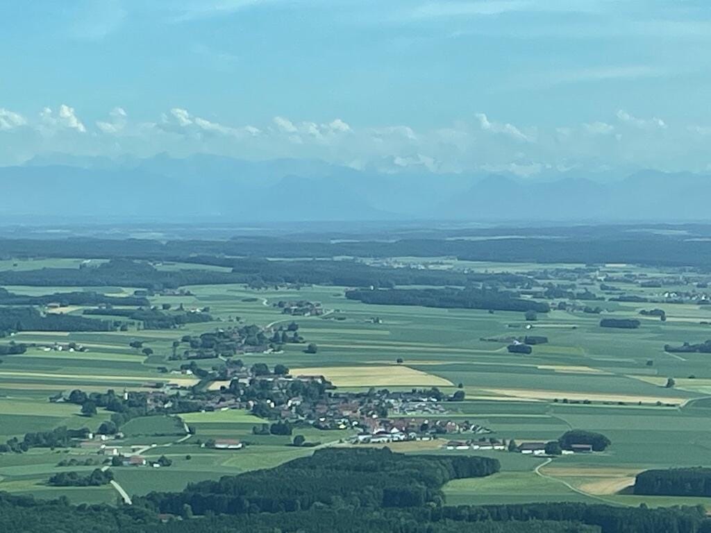 Rundflug über die fränkische Schweiz