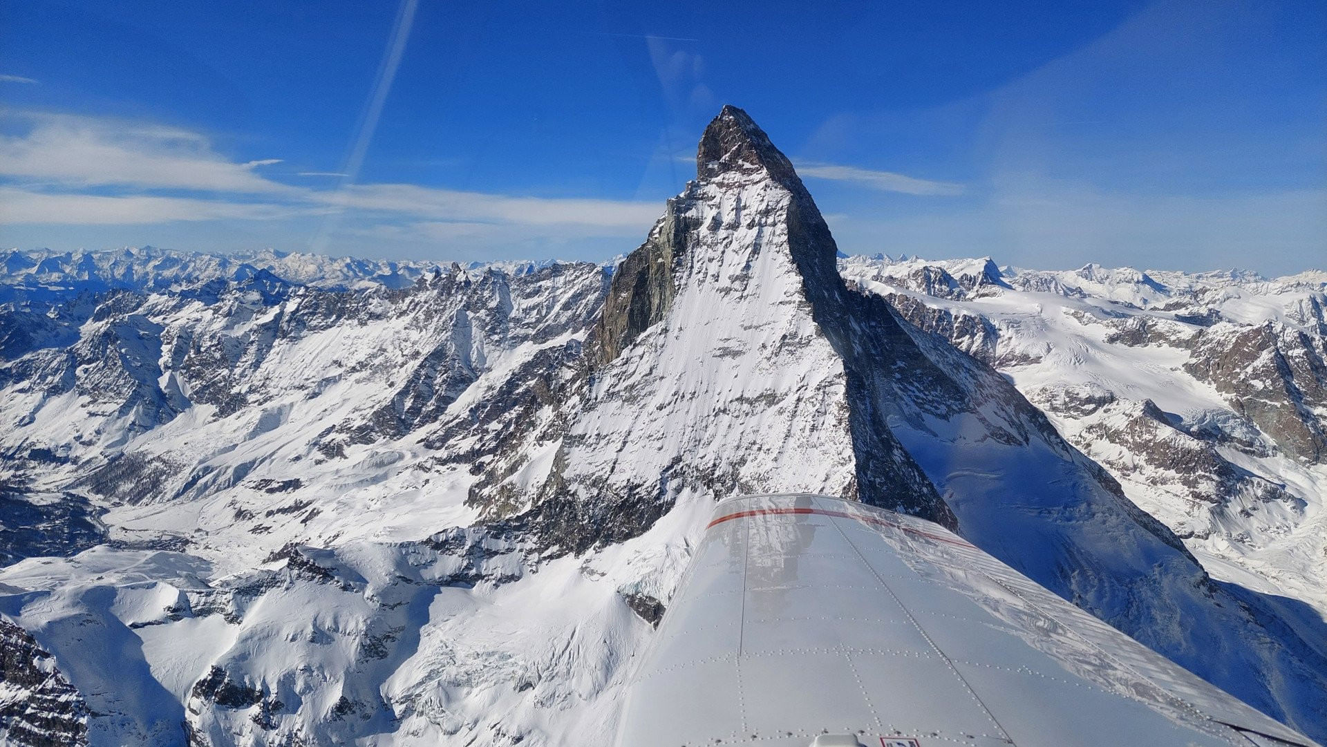 Matterhorn und Eiger, Mönch und Jungfrau