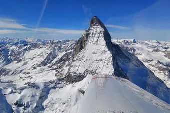 Matterhorn und Eiger, Mönch und Jungfrau