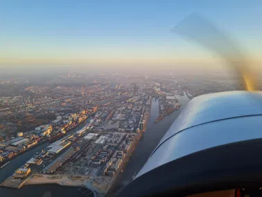 Rundflug über Bremen