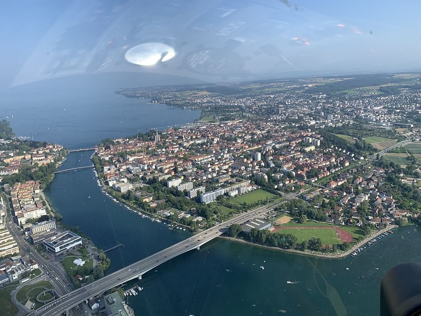 Bodensee Rundflug im Hubschrauber