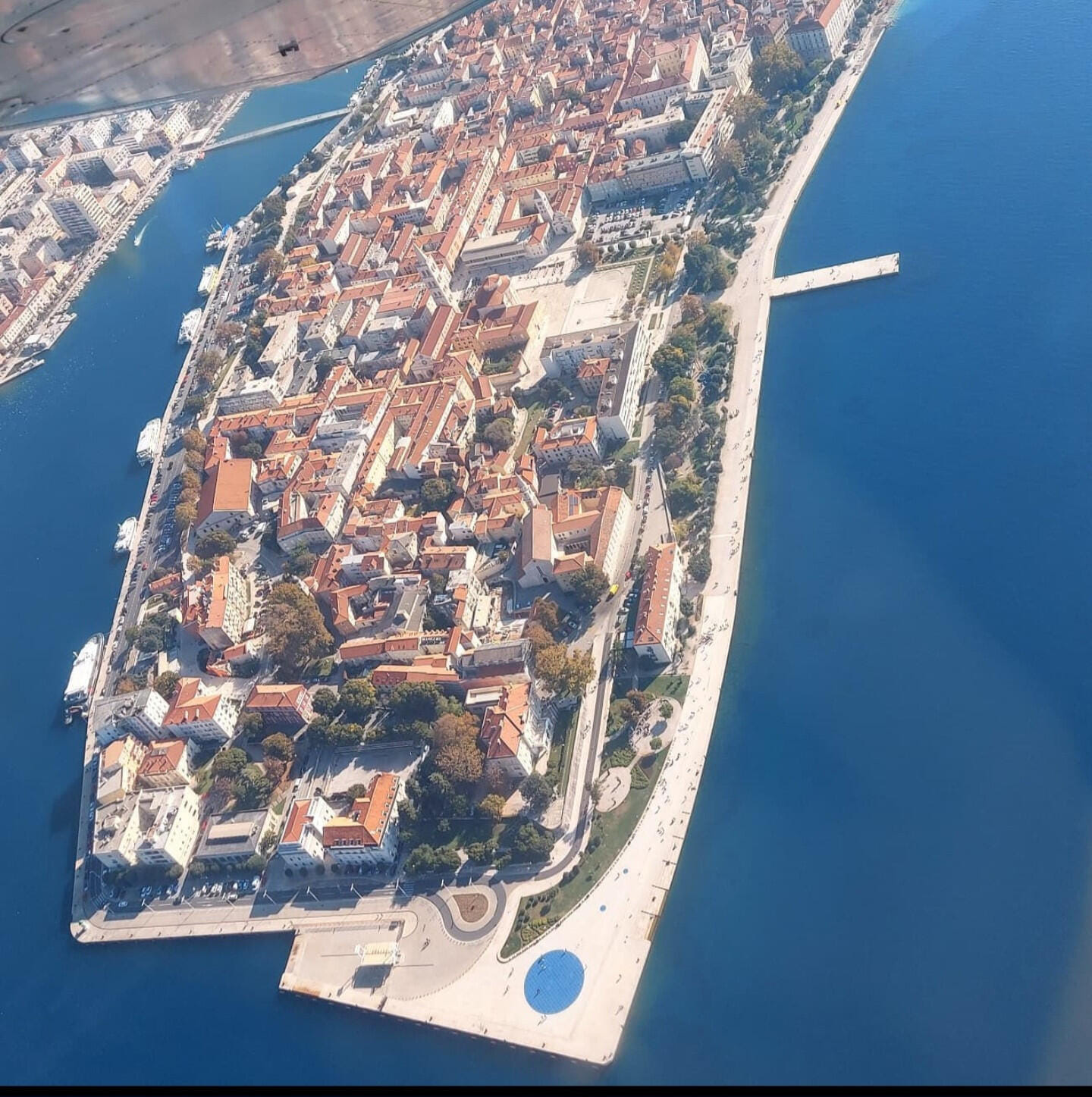 Panoramic flight Zadar - Ugljan - Sukošan