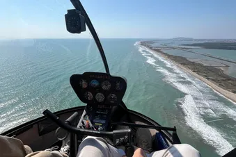 La Camargue en hélicoptère