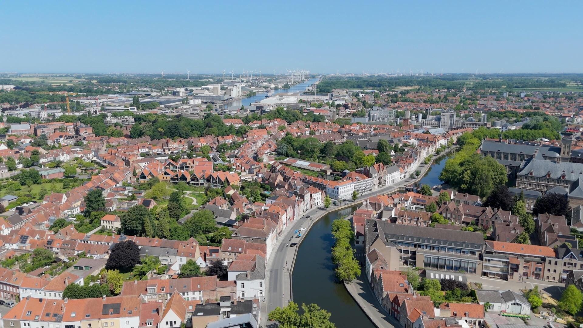 Discover Bruges from the skies
