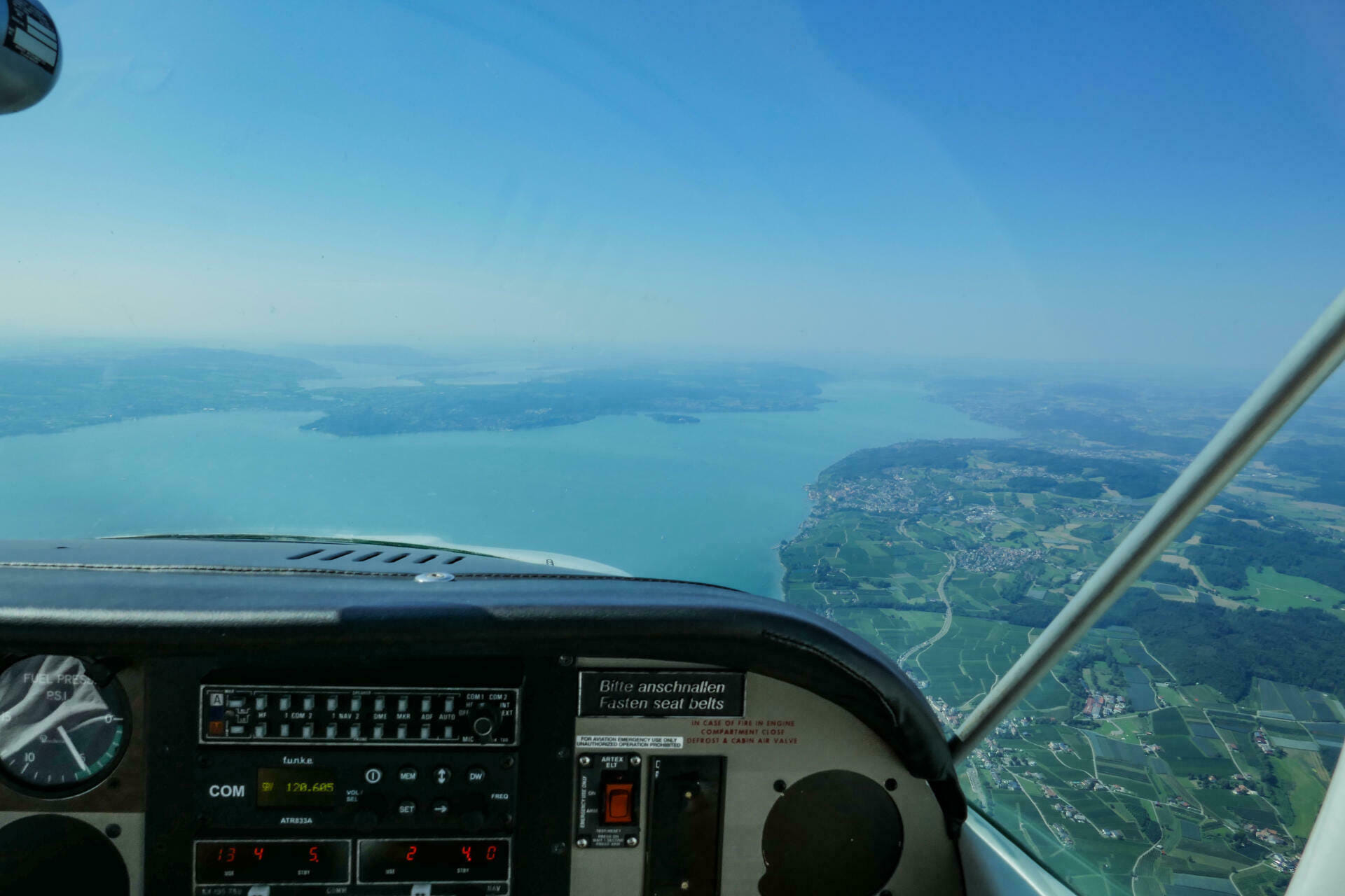 über dem Bodensee