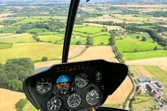 Enjoy the thrill of flying in a helicopter!