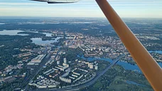 Die Stadt Potsdam samt ihrer Flusslandschaft
