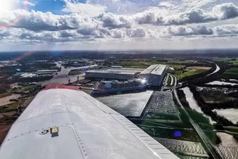 Rundflug über das Emsland (Herzlake, Haselünne)