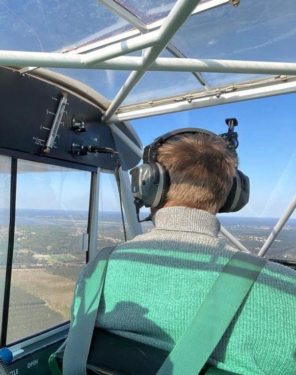 Tour du bassin d'Arcachon en Piper Super Cub