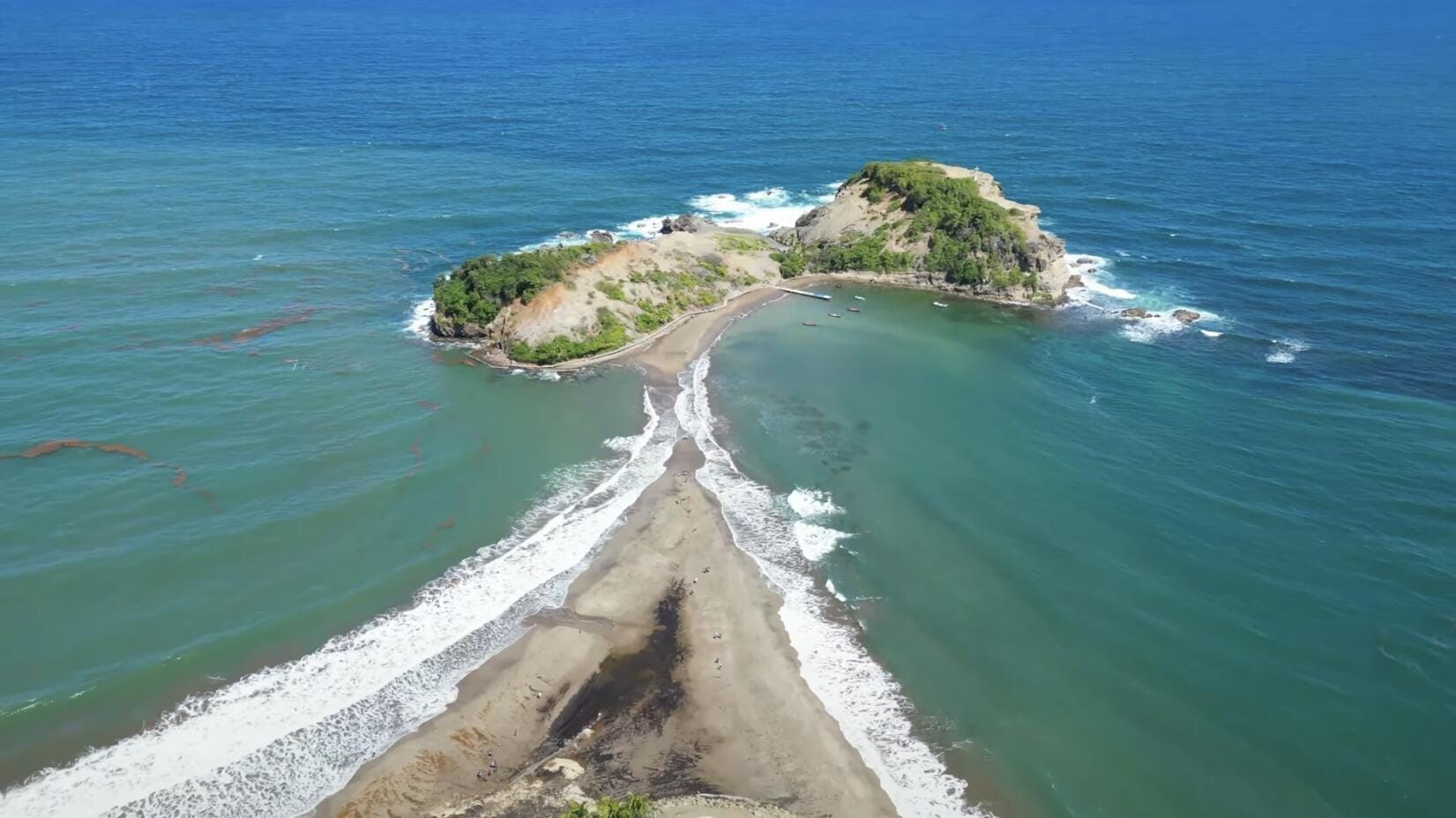 La Martinique, survol nord, Montagne Pelée.