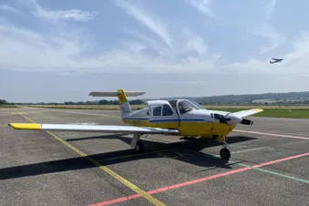 Flugtaufe mit Zwischenlandung in Bern-Belp