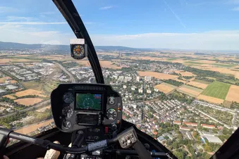 Tagesausflug mit dem Hubschrauber nach Langeoog am 06.08