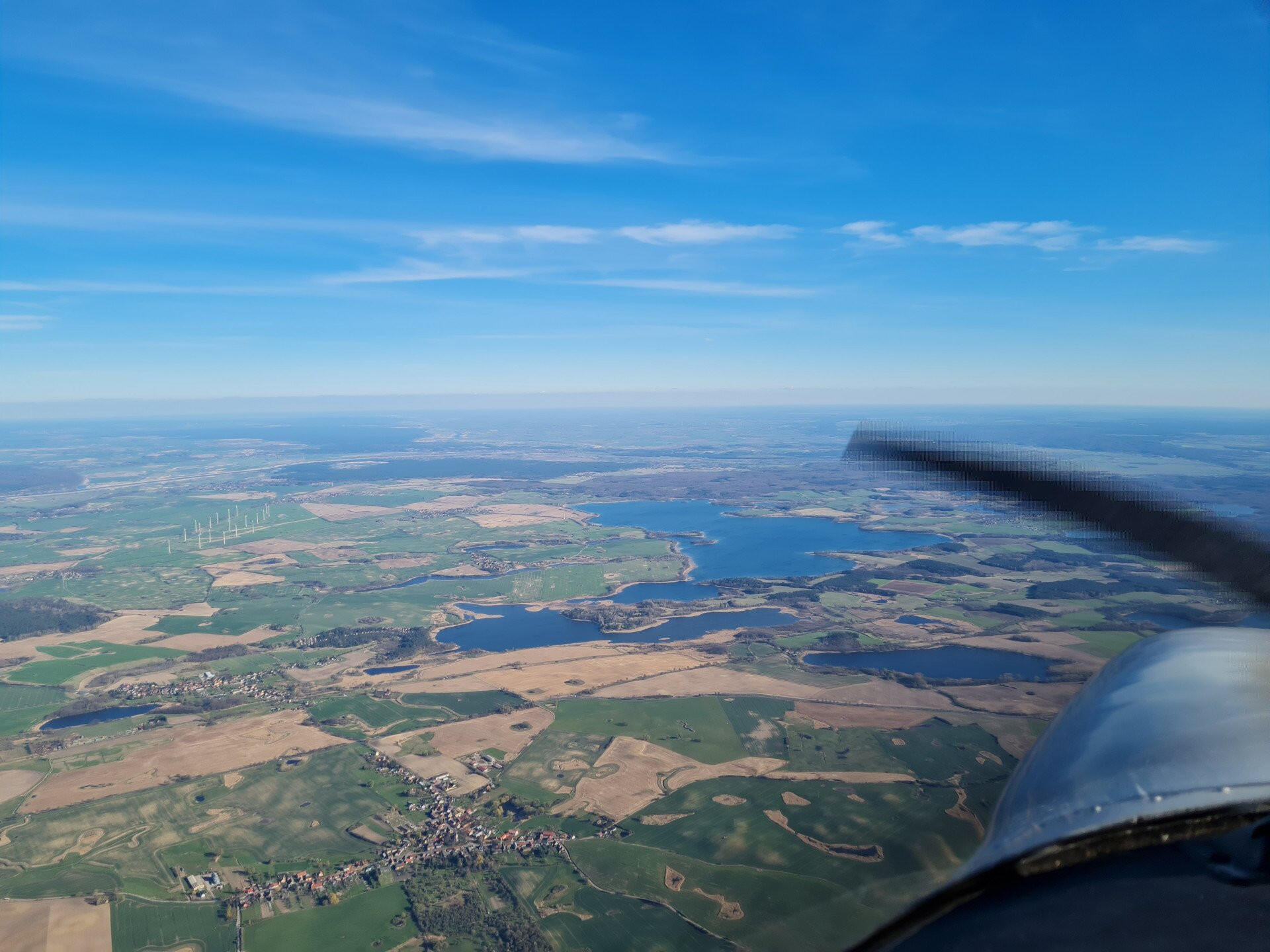 Rundflug über die Schorfheide