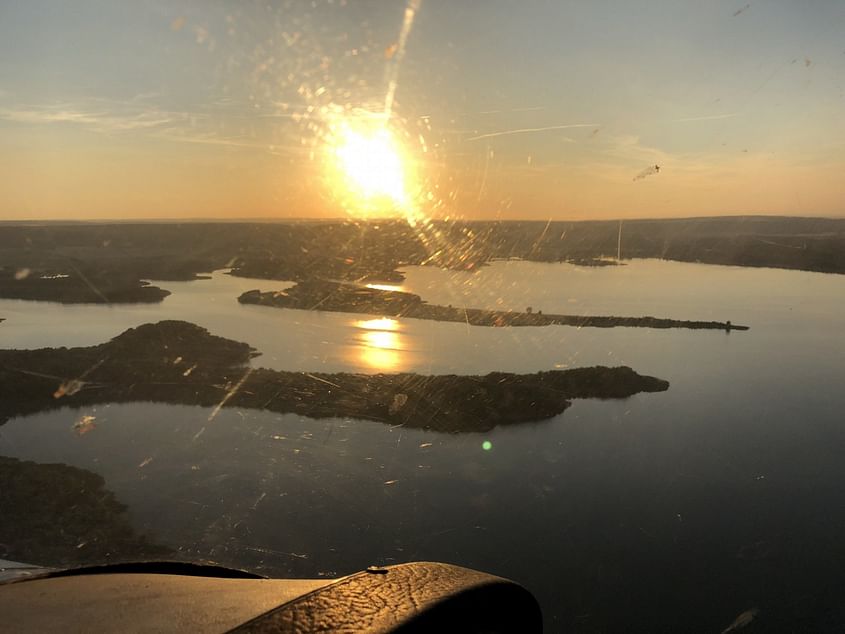 Balade aérienne autour du lac de Madine