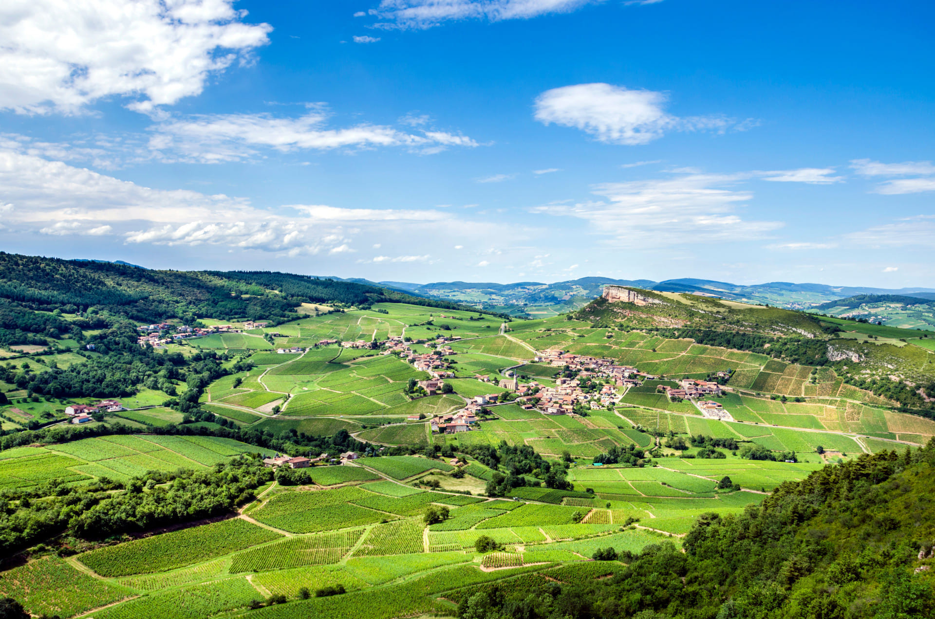Découverte de la Bourgogne depuis le ciel