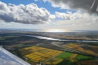 Balade aérienne de Sète à l'Espiguette