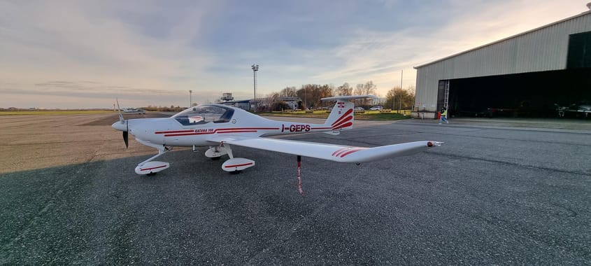 Flying experience around Biella airport