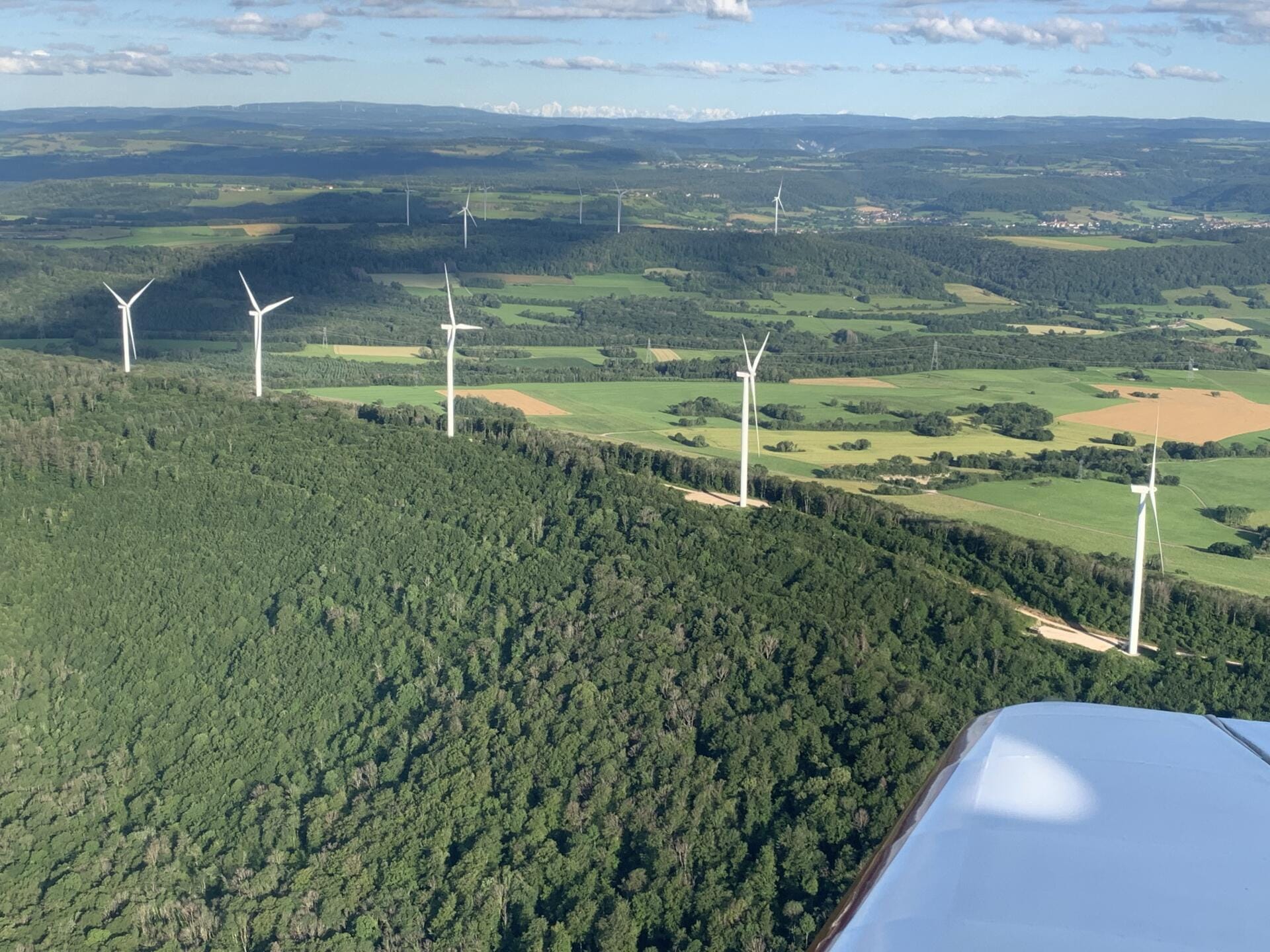 Ballade aérienne dans le Nord Franche Comté
