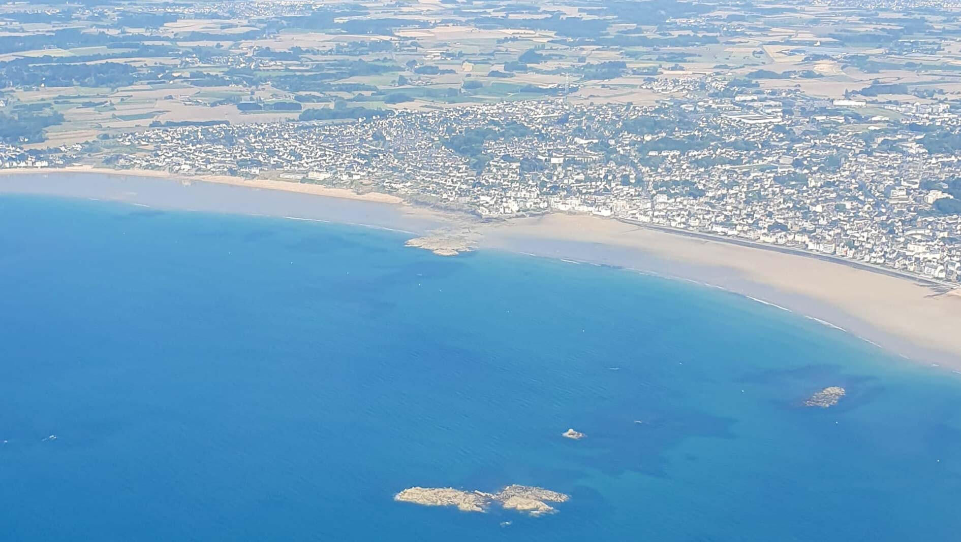 Vues de la côte de St Malo à Cancale