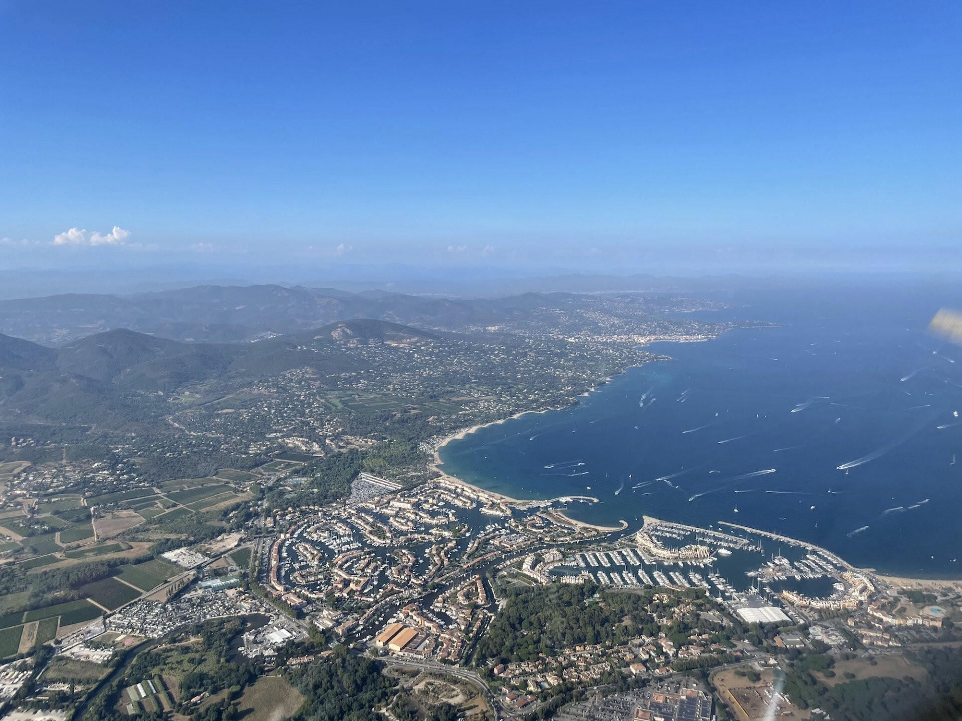 Survol du Golfe de Saint-Tropez, Pampelonne, Porquerolles