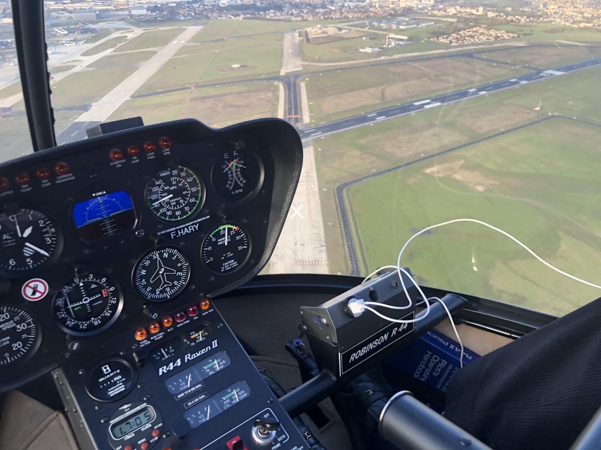 Survol de Paris Orly.