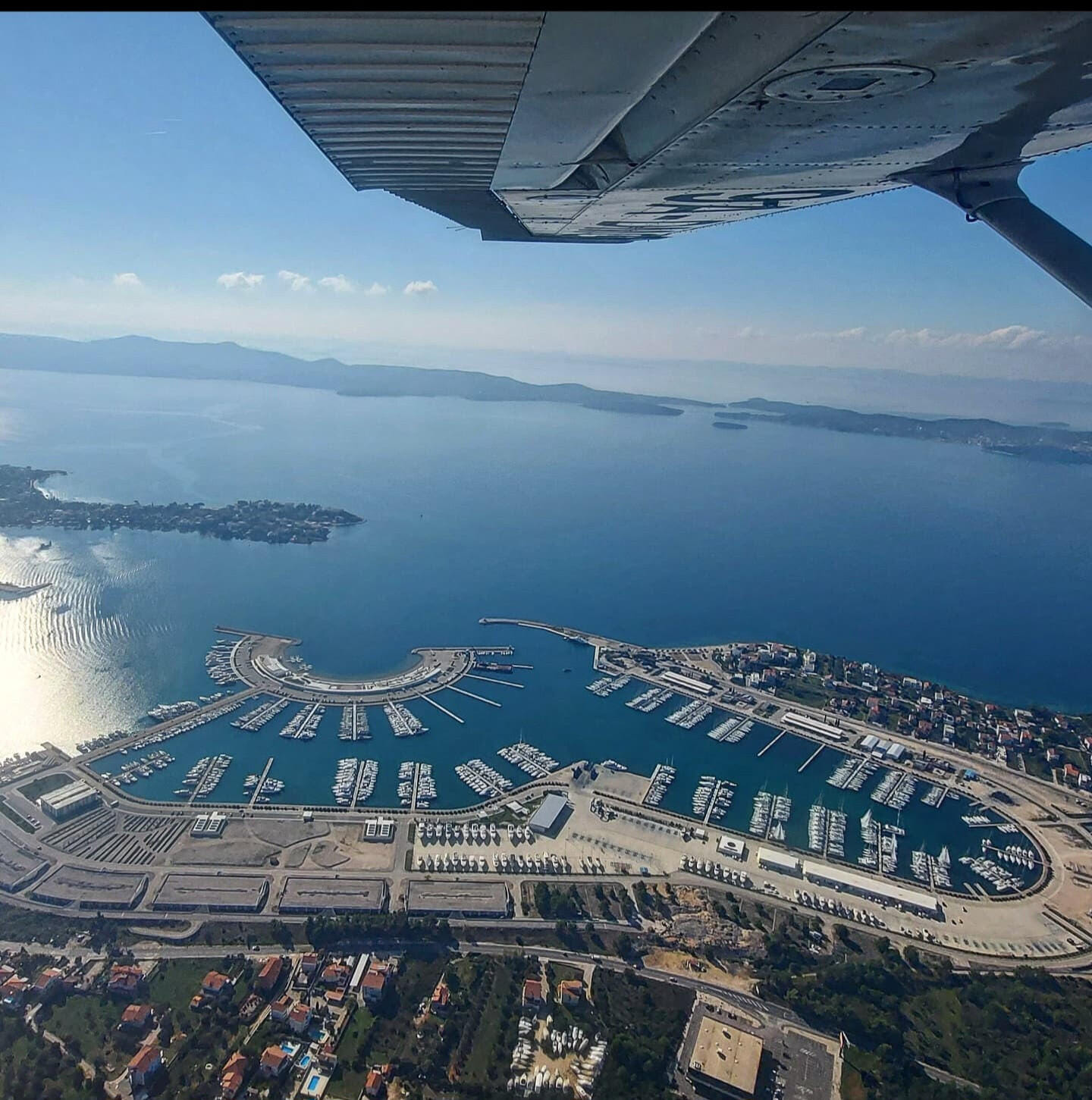 Panoramic flight Zadar - Ugljan - Sukošan