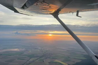 Über der Region von Hannover