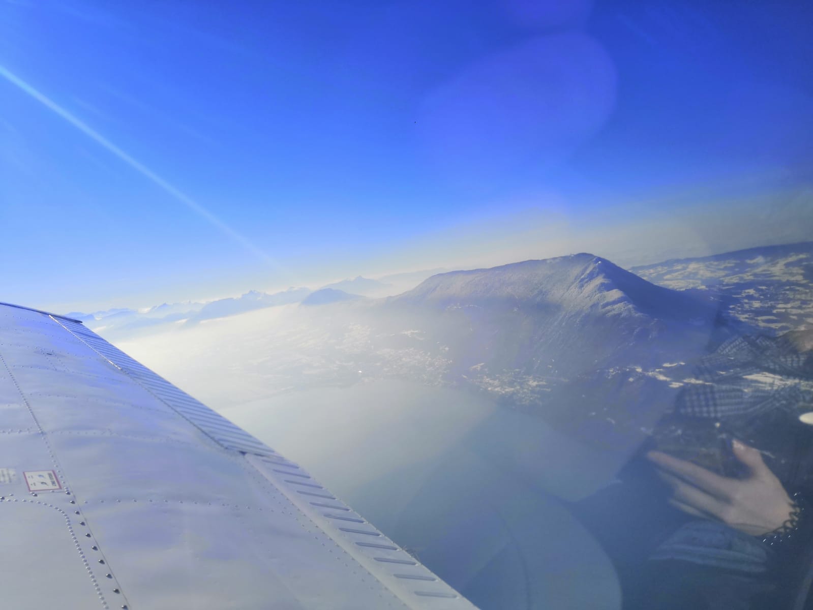 Survol du Lac du Bourget depuis Lyon