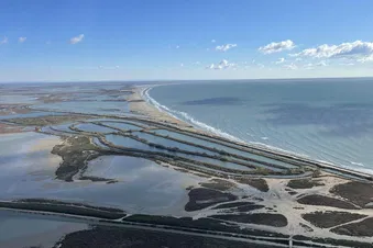 Camargue en hélicoptère, littoral de Montpellier !