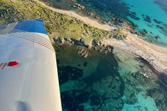 Vol au dessus du golfe de Saint Tropez
