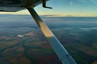 Humber & Spurn Point from Sandtoft Airfield