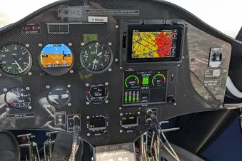 Cockpit du Vélis Electro