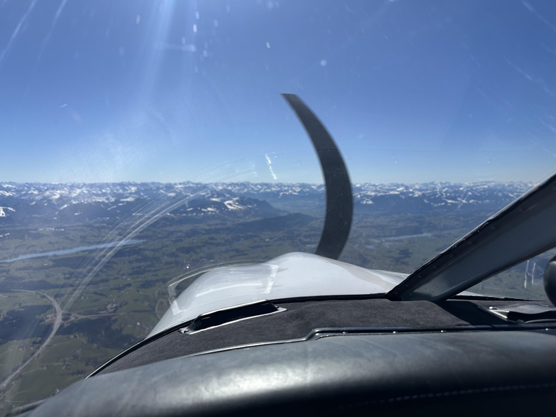 Ein Flug quer durch Deutschland zum schönen Bodensee