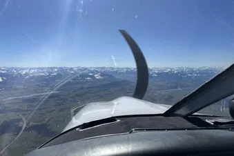 Ein Flug quer durch Deutschland zum schönen Bodensee