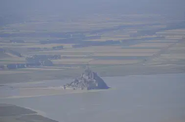 Survol du Mont Saint Michel et des plages du débarquement