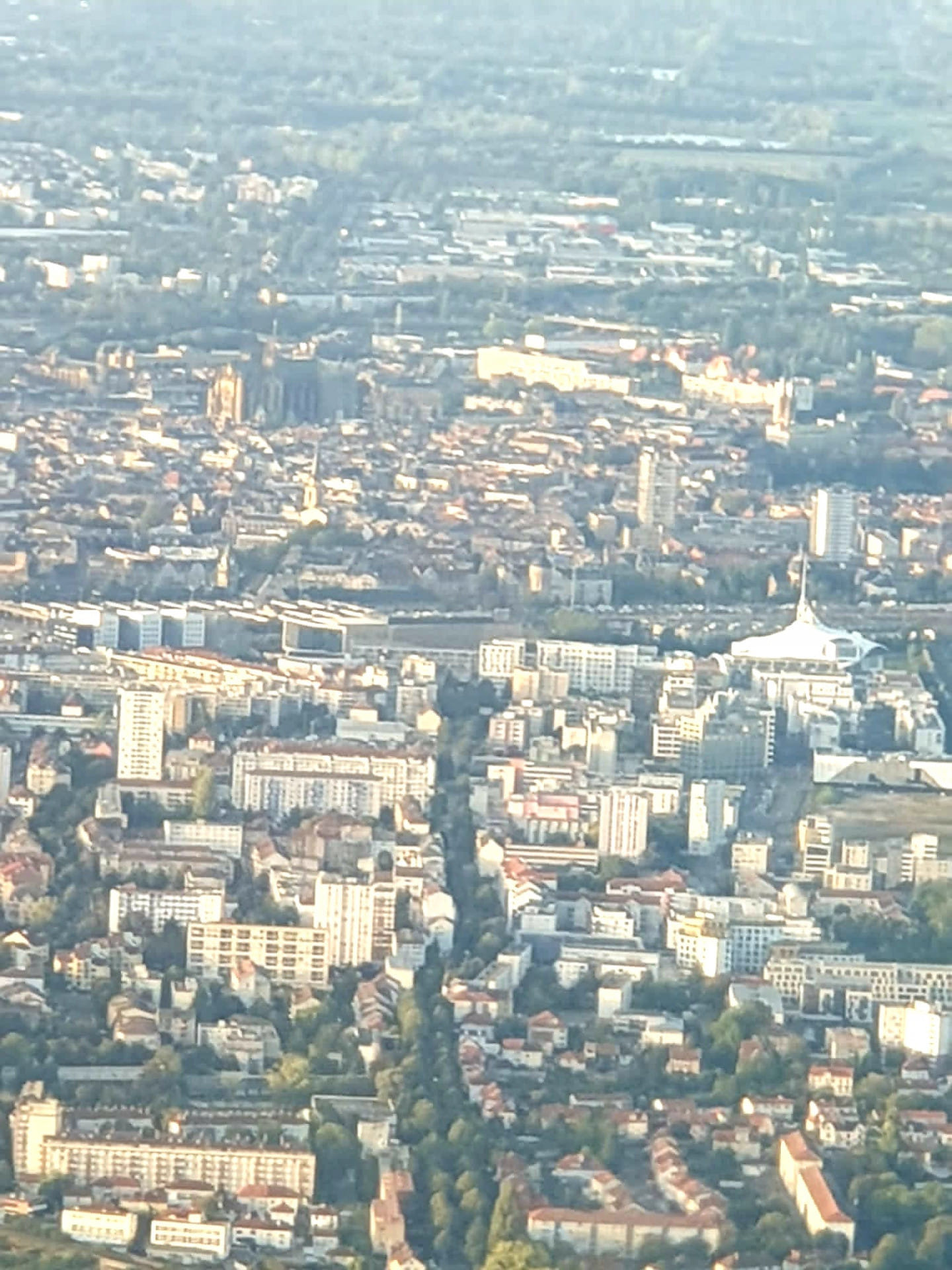Zoom sur le centre de Metz