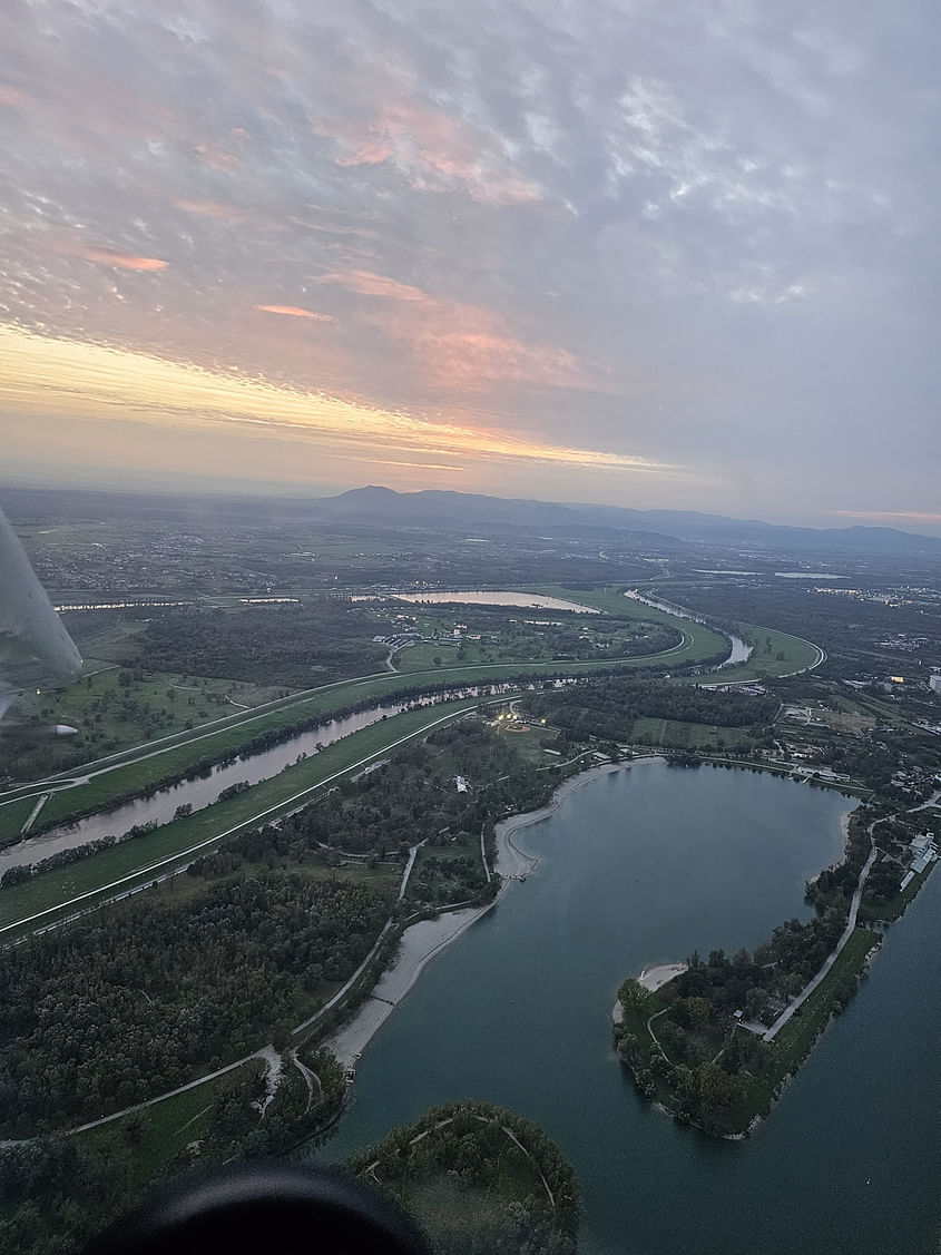 Zagreb panoramic flight