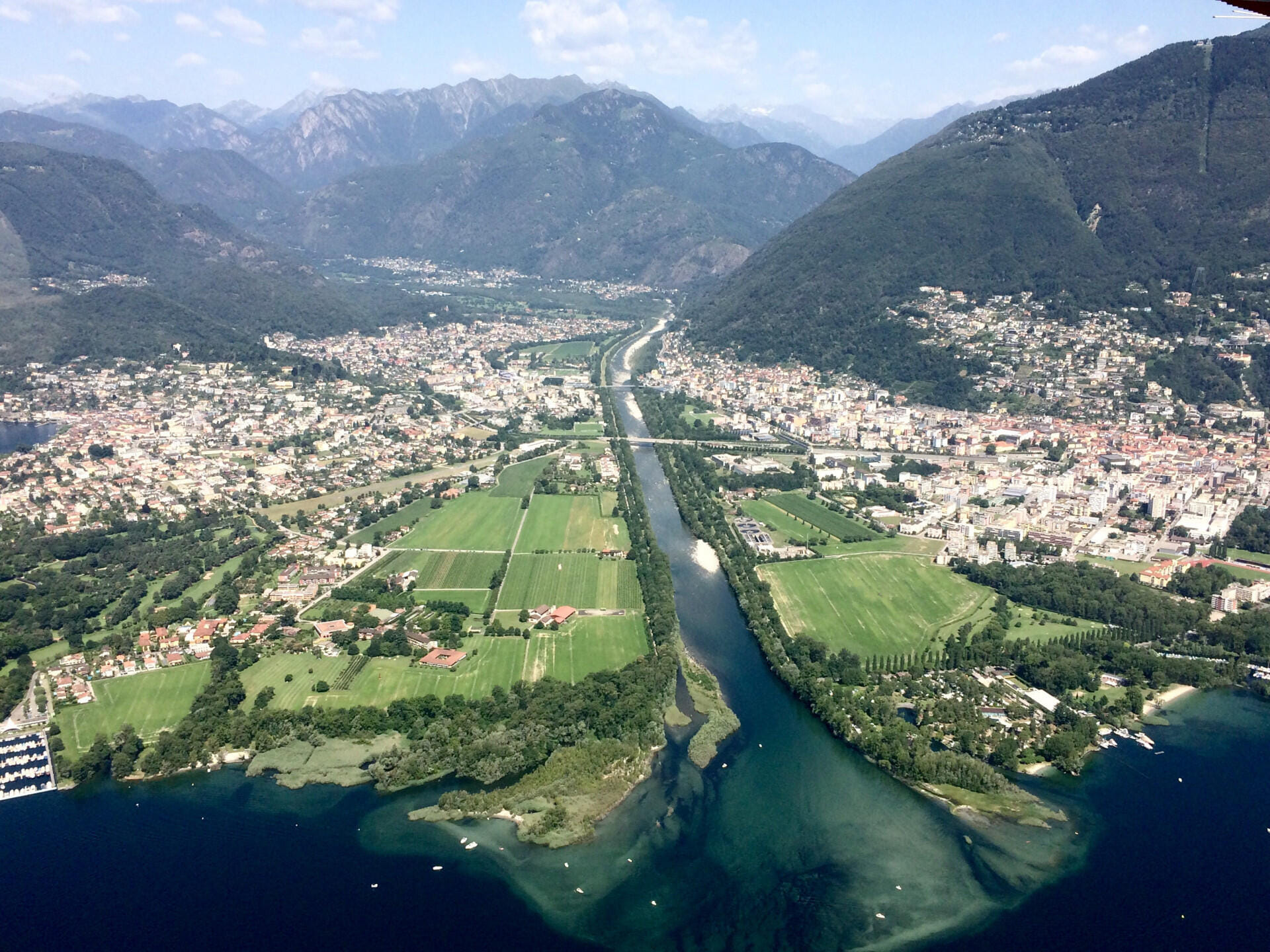 Locarno von oben 2