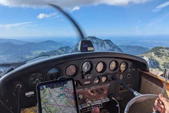 Wendelstein im Hintergrund 🛩️
