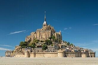 Balade aérienne au Mont Saint Michel