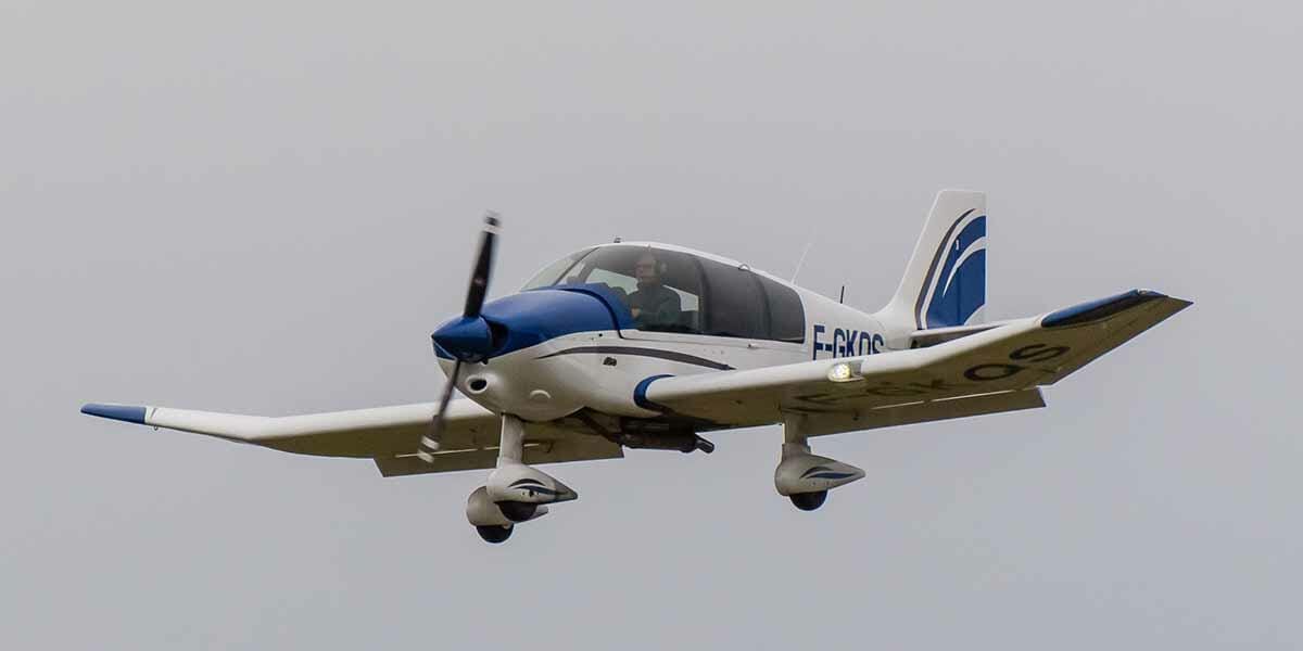 Robin DR400 vu du ciel