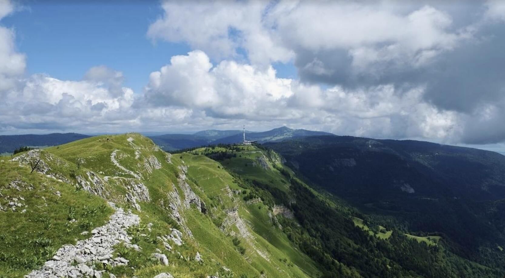 Jura Kette mit Chasseral