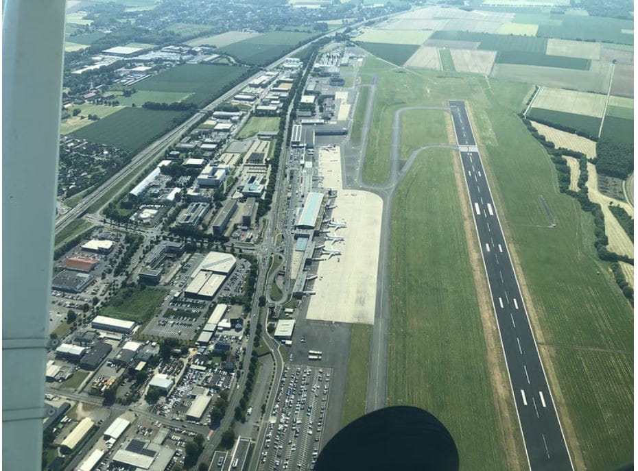 Rundflug Ruhrgebiet, Fußballstadion, Münsterland